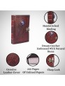 Genuine Leather Bound Dream Catcher Grimoire Plain Small Diary Writing Notebook